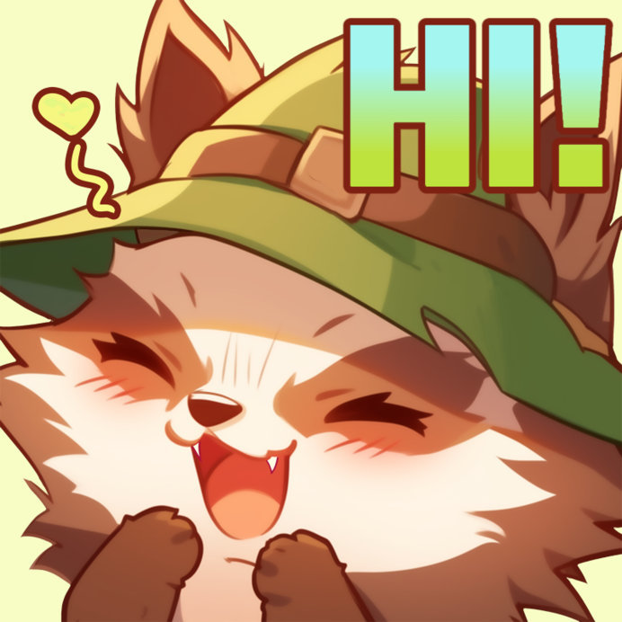 Placeit - Avatar Design Generator with a Cute Raccoon Illustration with ...