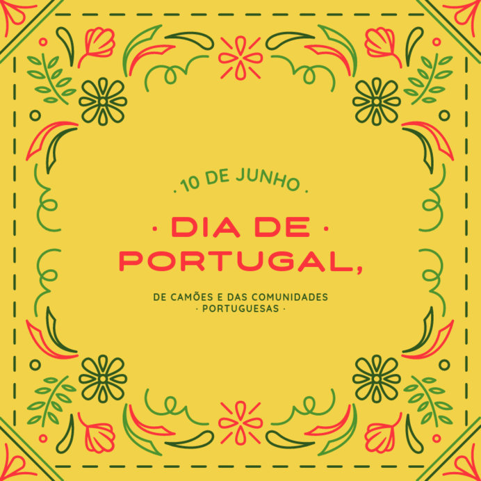 Instagram Post Generator With a Portugal Day Holiday Quote