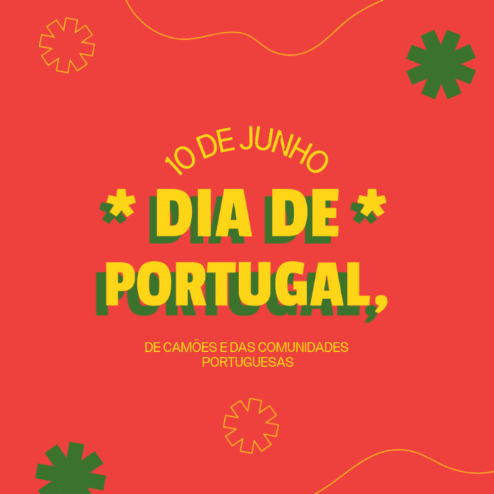 Dia de Portugal Instagram Post Generator Featuring a Holiday Quote