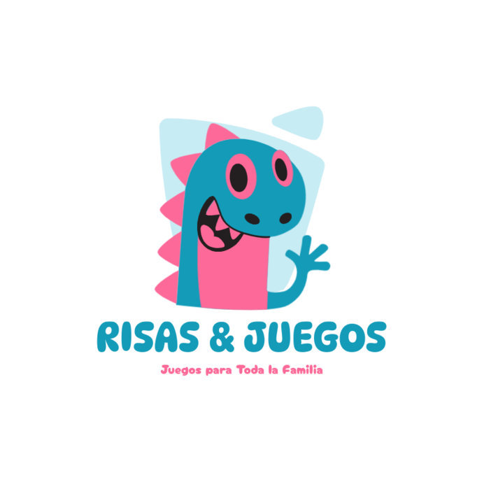 Logo Generator with a Friendly Dinosaur for a Kids' Games Channel