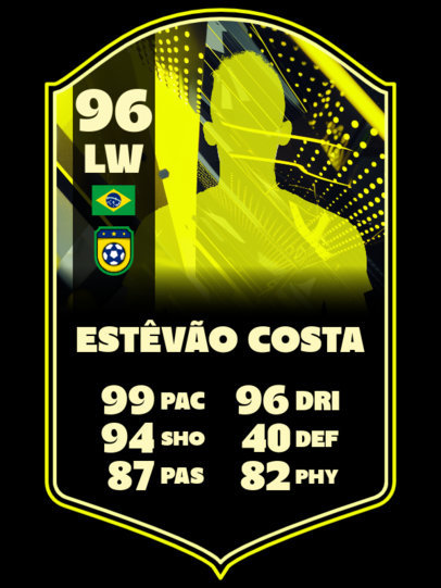 Trading Card Generator to Share Soccer Player Stats