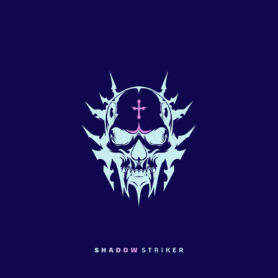 Logo Creator for a Military Shooting Game Squad with an Evil Skull ed7060d