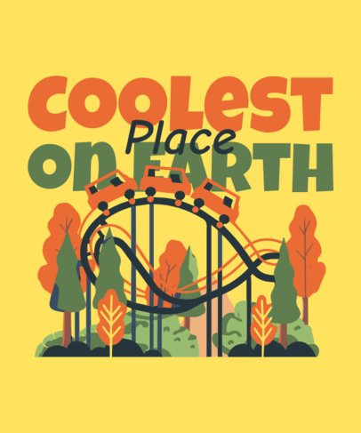 T-Shirt Design Generator for Amusement Park Enthusiasts 6673b