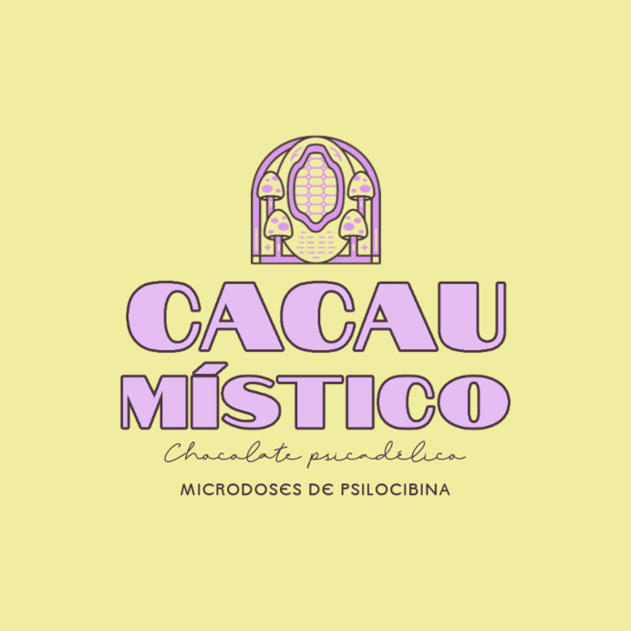 Magic Chocolate Brand Logo Generator with Illustrated Mushrooms