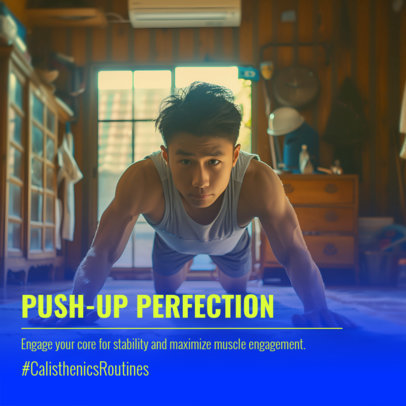 Instagram Post Generator with an AI-Created Image and a Calisthenic Tip