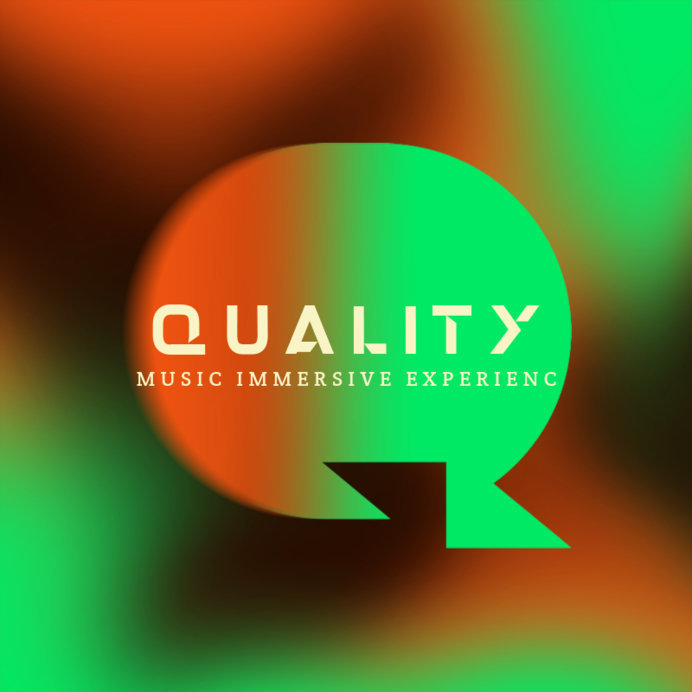 Immersive Experiences Logo Generator with a Letter in the Background