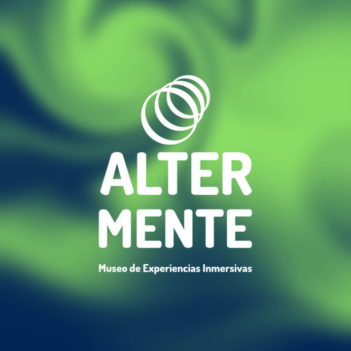 Immersive Experience Museum Logo Generator with a Gradient Background