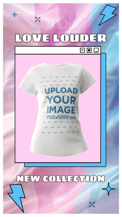 New Collection Video Featuring a 3D T-Shirt and a Pride Month Theme