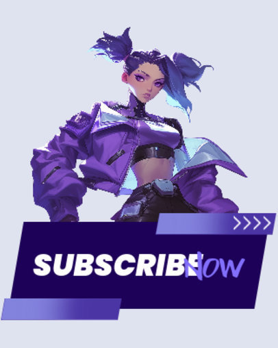 Twitch Panel Maker Featuring a Woman Inspired by a Tactical Shooter Game ed7068