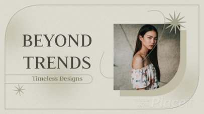 Editorial-Styled Intro Video Maker for a Fashion Designer 8353