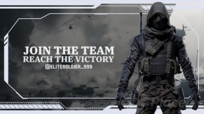 E-Sports Twitch Screen Video Maker for Shooter Gaming Enthusiasts