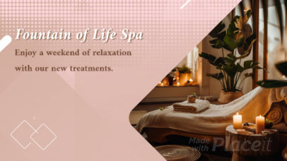 Spa-Themed Slideshow Video Maker to Promote Wellness Treatments