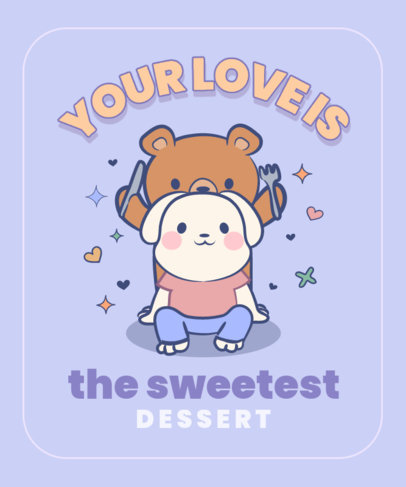 Kawaii T-Shirt Design Generator for White Kitty-Inspired Enthusiasts 