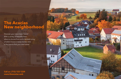 New Homes for Sale Flyer Maker with Transparent Banner 345d