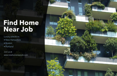 Flyer Maker for a Realtor with Transparent Banner 345e