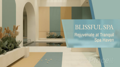 Slideshow Video Template Promoting a Rejuvenating Spa Service