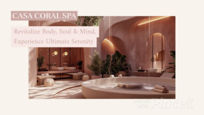 Slideshow Video Template to Promote Spa Services