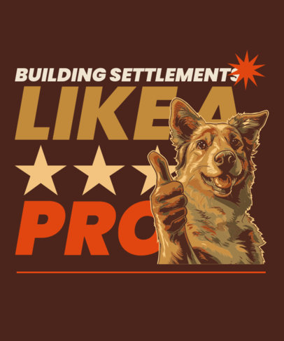 Dog T-Shirt Design Generator With a Post-Apocalyptic Show Graphic 6718c