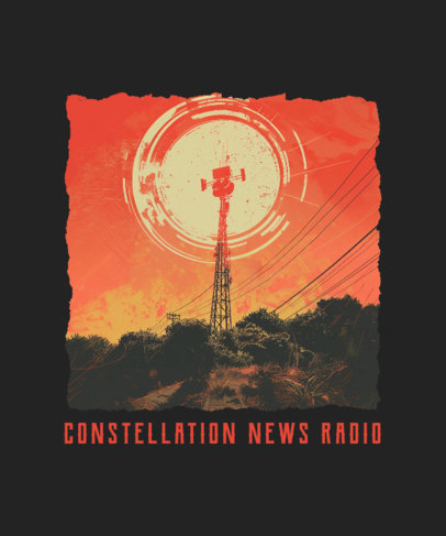 T-Shirt Design Generator for Gamer Enthusiasts Inspired by a Post-Apocalyptic Show