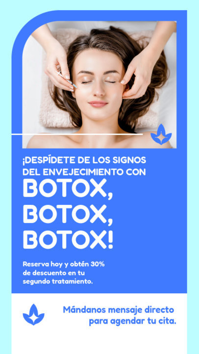 Instagram Story Maker for an Aesthetic Medical Center's Botox Offer