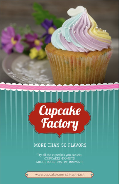 Cupcake Shop Flyer Maker