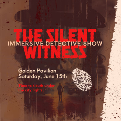 Instagram Post Maker for an Immersive Detective Experience