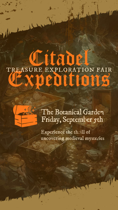 Instagram Story Generator for a Treasure Hunt Immersive Experience