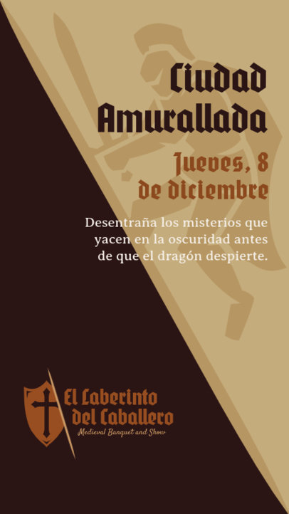 Instagram Story Maker for a Medieval-Themed Banquet Experience 6589a