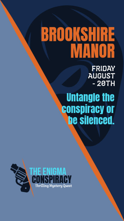 Instagram Story Generator for a Mystery Murder-Themed Immersive Experience