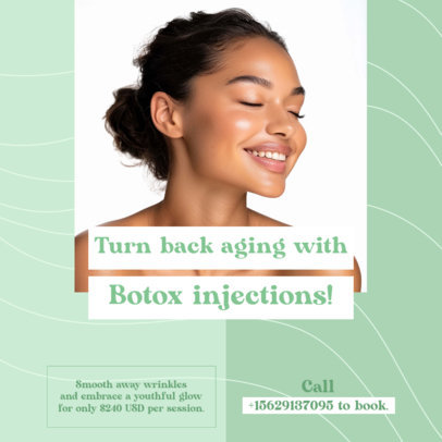 Botox Service Instagram Post Generator to Book a Derma Treatment