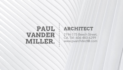 Online Business Card Maker for Architect Firm