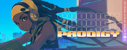 Twitch Profile Banner Generator for Anime Enthusiasts Featuring a Shooters Theme