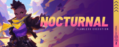 Twitch Banner Generator Featuring a Futuristic Woman Inspired by a Hero Shooter Game