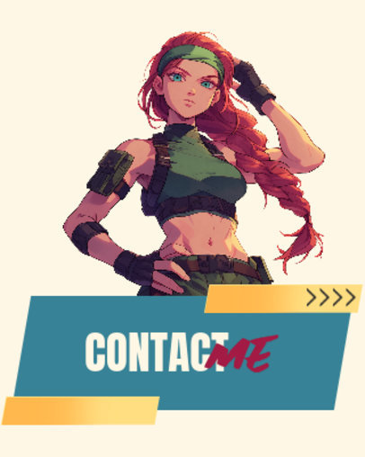 Twitch Panel Generator with a Fierce Woman Inspired by a Hero Shooter Game ed7068b