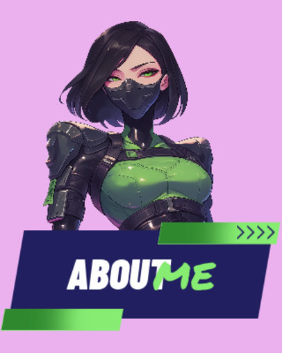 Twitch Panel Maker Featuring a Woman in a Futuristic Outfit Inspired by a Shooter Game ed7068d