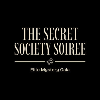 Online Logo Generator for a Mystery Gala Event