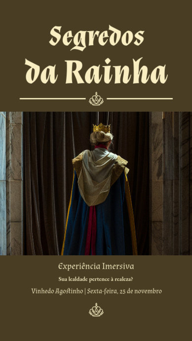 Instagram Story Generator Promoting a Royal Immersive Experience
