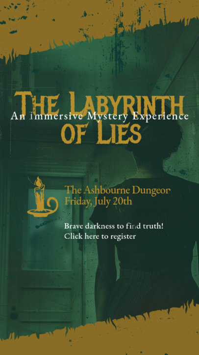 Instagram Story Template for an Immersive Mystery Experience 6590a
