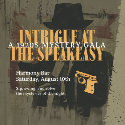 Instagram Post Generator for a Mystery Immersive Adventure