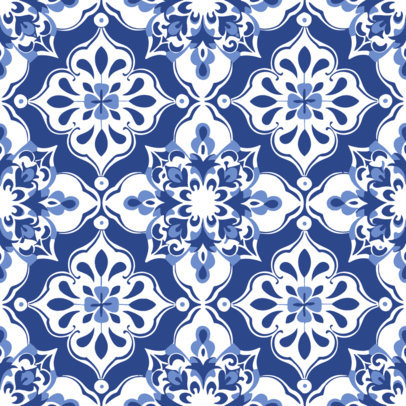 Mediterranean Aesthetic Print Pattern Generator With Elegant Graphics