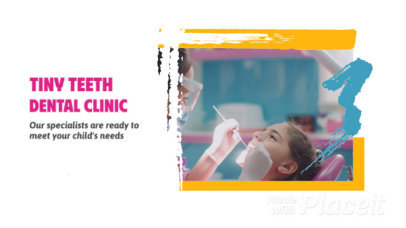 Slideshow Video Maker for a Kids' Dental Clinic