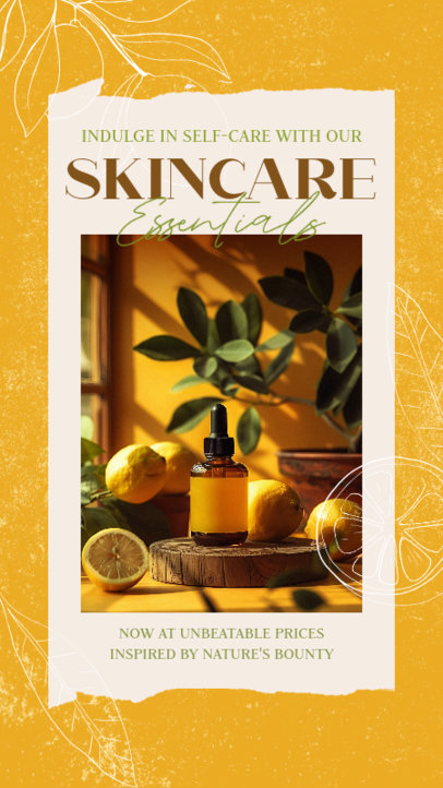 Instagram Story Generator Promoting Essential Skincare Products 6738b