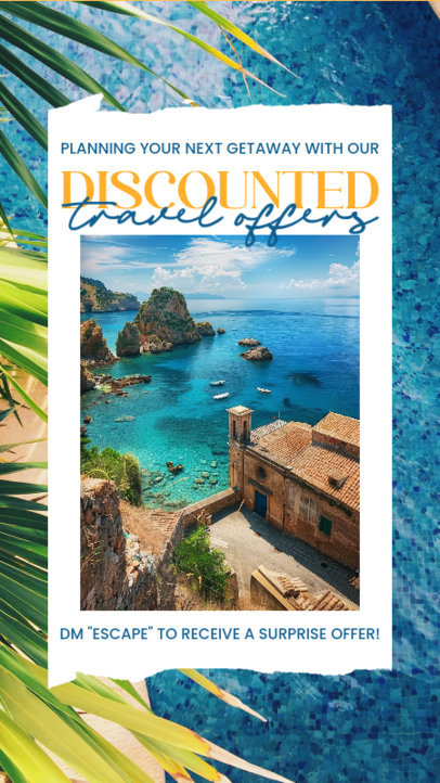 Instagram Story Creator for a Travel Agency Surprise Sale 6738c