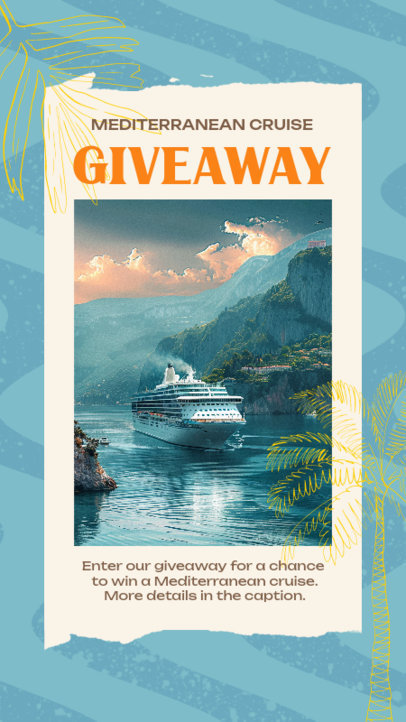 Instagram Story Maker for a Mediterranean Cruise Giveaway 6738e