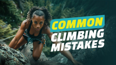 YouTube Thumbnail Creator with an AI-Made Climber for a Tips and Tricks Vlog 6733b