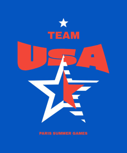 T-Shirt Design Maker to Support an International Sports Event Team