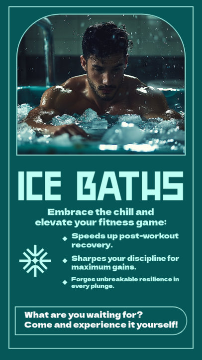 Instagram Story Generator with the Perks of Ice Bath Therapies 6607b