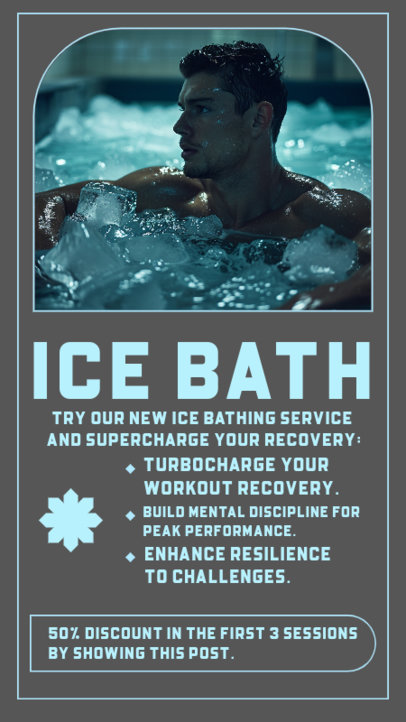 Instagram Story Creator to Offer a New Ice Bathing Service 6607c