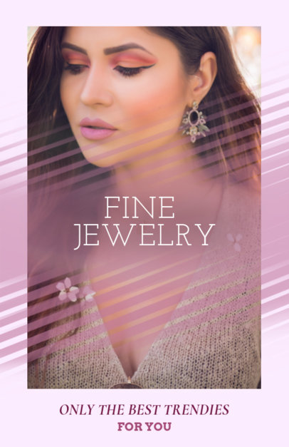 Online Flyer Maker for a Fine Jewelry Sale 322c