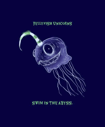 Spooky T-Shirt Design Creator With a Creepy Monsters Films-Inspired Theme